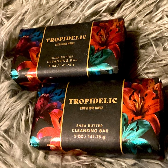 NWT BATH & Body Works TROPIDELlIC Cleansing Bar 5 oz BUNDLE of 2 - Picture 1 of 8